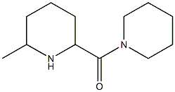 2-methyl-6-(piperidin-1-ylcarbonyl)piperidine Struktur