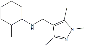 2-methyl-N-[(1,3,5-trimethyl-1H-pyrazol-4-yl)methyl]cyclohexan-1-amine Struktur