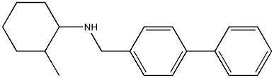 2-methyl-N-[(4-phenylphenyl)methyl]cyclohexan-1-amine Struktur