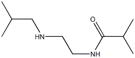 2-methyl-N-{2-[(2-methylpropyl)amino]ethyl}propanamide Struktur