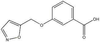 3-(1,2-oxazol-5-ylmethoxy)benzoic acid Struktur