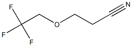 3-(2,2,2-trifluoroethoxy)propanenitrile Struktur