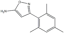 3-(2,4,6-trimethylphenyl)-1,2-oxazol-5-amine Struktur