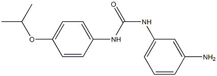 3-(3-aminophenyl)-1-[4-(propan-2-yloxy)phenyl]urea Struktur