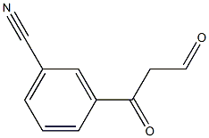 3-(3-oxopropanoyl)benzonitrile Struktur