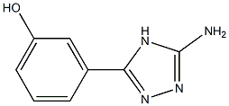 3-(5-amino-4H-1,2,4-triazol-3-yl)phenol Struktur