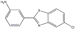 3-(5-chloro-1,3-benzothiazol-2-yl)aniline Struktur