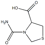 3-(aminocarbonyl)-1,3-thiazolidine-4-carboxylic acid Struktur