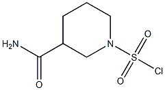 3-(aminocarbonyl)piperidine-1-sulfonyl chloride Struktur