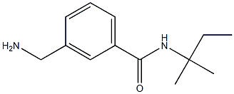 3-(aminomethyl)-N-(1,1-dimethylpropyl)benzamide Struktur