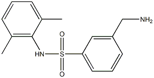 3-(aminomethyl)-N-(2,6-dimethylphenyl)benzenesulfonamide Struktur