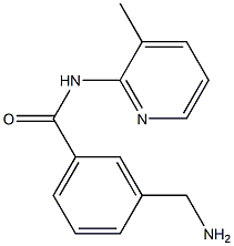 3-(aminomethyl)-N-(3-methylpyridin-2-yl)benzamide Struktur