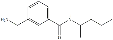 3-(aminomethyl)-N-(pentan-2-yl)benzamide Struktur