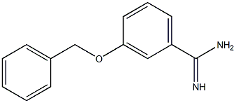 3-(benzyloxy)benzenecarboximidamide Struktur