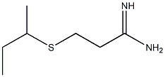 3-(butan-2-ylsulfanyl)propanimidamide Struktur