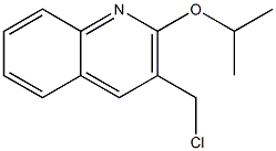 3-(chloromethyl)-2-(propan-2-yloxy)quinoline Struktur