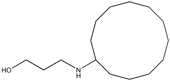 3-(cyclododecylamino)propan-1-ol Struktur