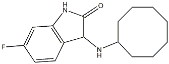 3-(cyclooctylamino)-6-fluoro-2,3-dihydro-1H-indol-2-one Struktur