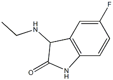 3-(ethylamino)-5-fluoro-1,3-dihydro-2H-indol-2-one Struktur