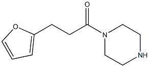 3-(furan-2-yl)-1-(piperazin-1-yl)propan-1-one Struktur