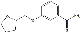 3-(tetrahydrofuran-2-ylmethoxy)benzenecarbothioamide Struktur