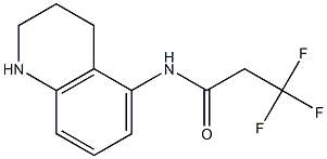 3,3,3-trifluoro-N-(1,2,3,4-tetrahydroquinolin-5-yl)propanamide Struktur