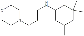 3,3,5-trimethyl-N-[3-(morpholin-4-yl)propyl]cyclohexan-1-amine Struktur