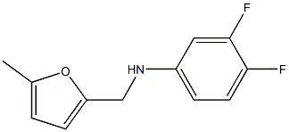 3,4-difluoro-N-[(5-methylfuran-2-yl)methyl]aniline Struktur