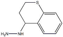 3,4-dihydro-2H-1-benzothiopyran-4-ylhydrazine Struktur