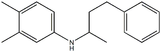 3,4-dimethyl-N-(4-phenylbutan-2-yl)aniline Struktur