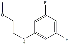 3,5-difluoro-N-(2-methoxyethyl)aniline Struktur