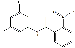 3,5-difluoro-N-[1-(2-nitrophenyl)ethyl]aniline Struktur