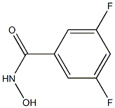 3,5-difluoro-N-hydroxybenzamide Struktur