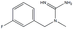 3-[(3-fluorophenyl)methyl]-3-methylguanidine Struktur