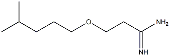 3-[(4-methylpentyl)oxy]propanimidamide Struktur