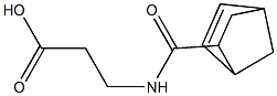 3-[(bicyclo[2.2.1]hept-5-en-2-ylcarbonyl)amino]propanoic acid Struktur