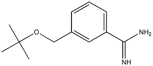 3-[(tert-butoxy)methyl]benzene-1-carboximidamide Struktur