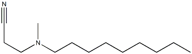 3-[methyl(nonyl)amino]propanenitrile Struktur