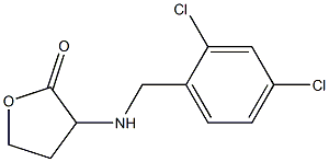 3-{[(2,4-dichlorophenyl)methyl]amino}oxolan-2-one Struktur