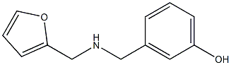 3-{[(2-furylmethyl)amino]methyl}phenol Struktur