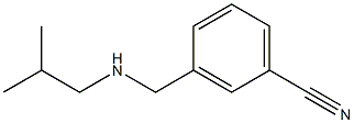 3-{[(2-methylpropyl)amino]methyl}benzonitrile Struktur