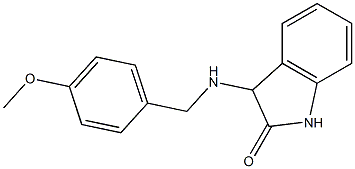 3-{[(4-methoxyphenyl)methyl]amino}-2,3-dihydro-1H-indol-2-one Struktur