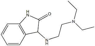 3-{[2-(diethylamino)ethyl]amino}-2,3-dihydro-1H-indol-2-one Struktur