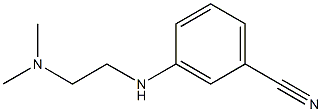 3-{[2-(dimethylamino)ethyl]amino}benzonitrile Struktur