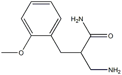 3-amino-2-[(2-methoxyphenyl)methyl]propanamide Struktur