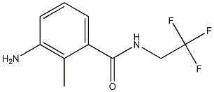 3-amino-2-methyl-N-(2,2,2-trifluoroethyl)benzamide Struktur