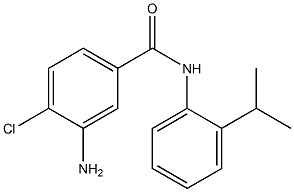 3-amino-4-chloro-N-[2-(propan-2-yl)phenyl]benzamide Struktur