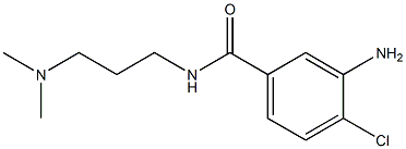 3-amino-4-chloro-N-[3-(dimethylamino)propyl]benzamide Struktur