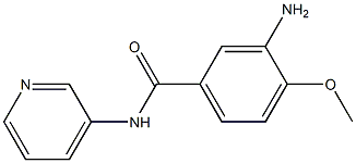 3-amino-4-methoxy-N-pyridin-3-ylbenzamide Struktur