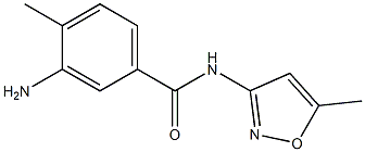 3-amino-4-methyl-N-(5-methylisoxazol-3-yl)benzamide Struktur